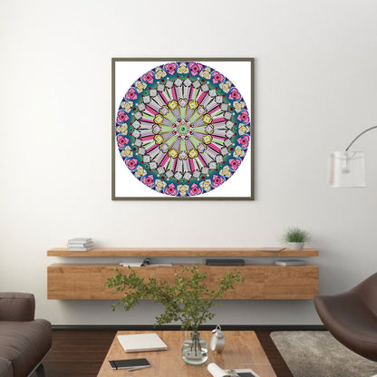 Mandala Pattern - Special Shaped Drill Diamond Paiting 30*30CM