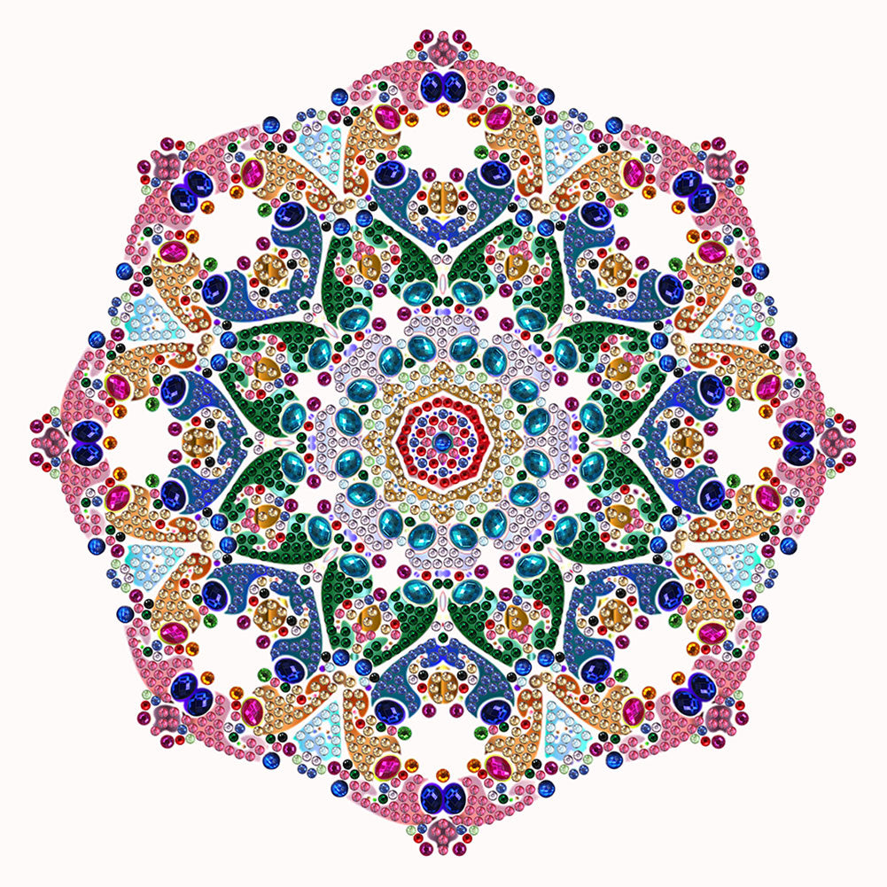 Mandala Pattern - Special Shaped Drill Diamond Paiting 30*30CM