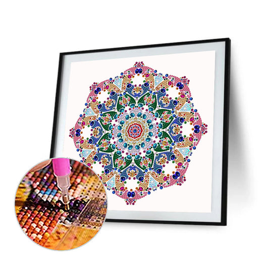 Mandala Pattern - Special Shaped Drill Diamond Paiting 30*30CM