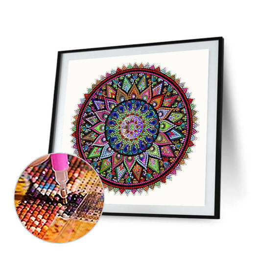 Mandala Pattern - Special Shaped Drill Diamond Paiting 30*30CM