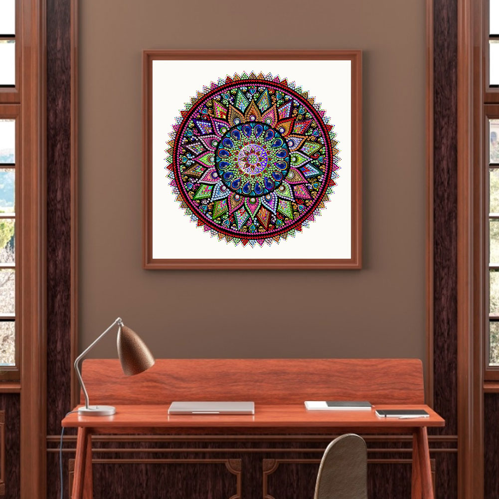 Mandala Pattern - Special Shaped Drill Diamond Paiting 30*30CM