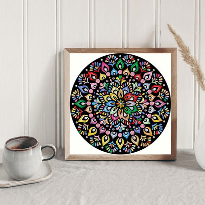 Mandala Pattern - Special Shaped Drill Diamond Paiting 30*30CM