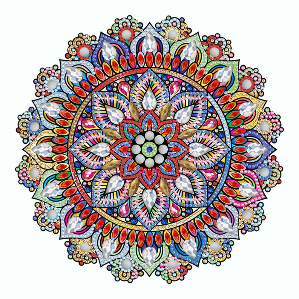 Mandala Pattern - Special Shaped Drill Diamond Paiting 30*30CM