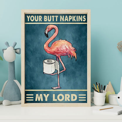 Flamingo Poster Painting - Full Round Drill Diamond Painting 30*40CM