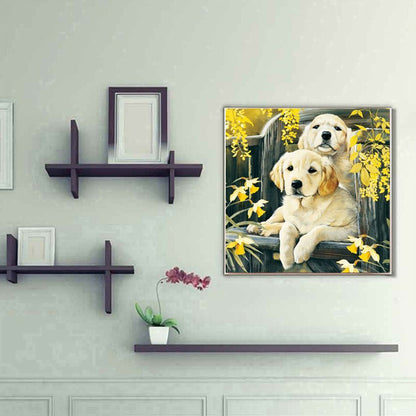 Labrador - Full Round Drill Diamond Painting 50*50CM