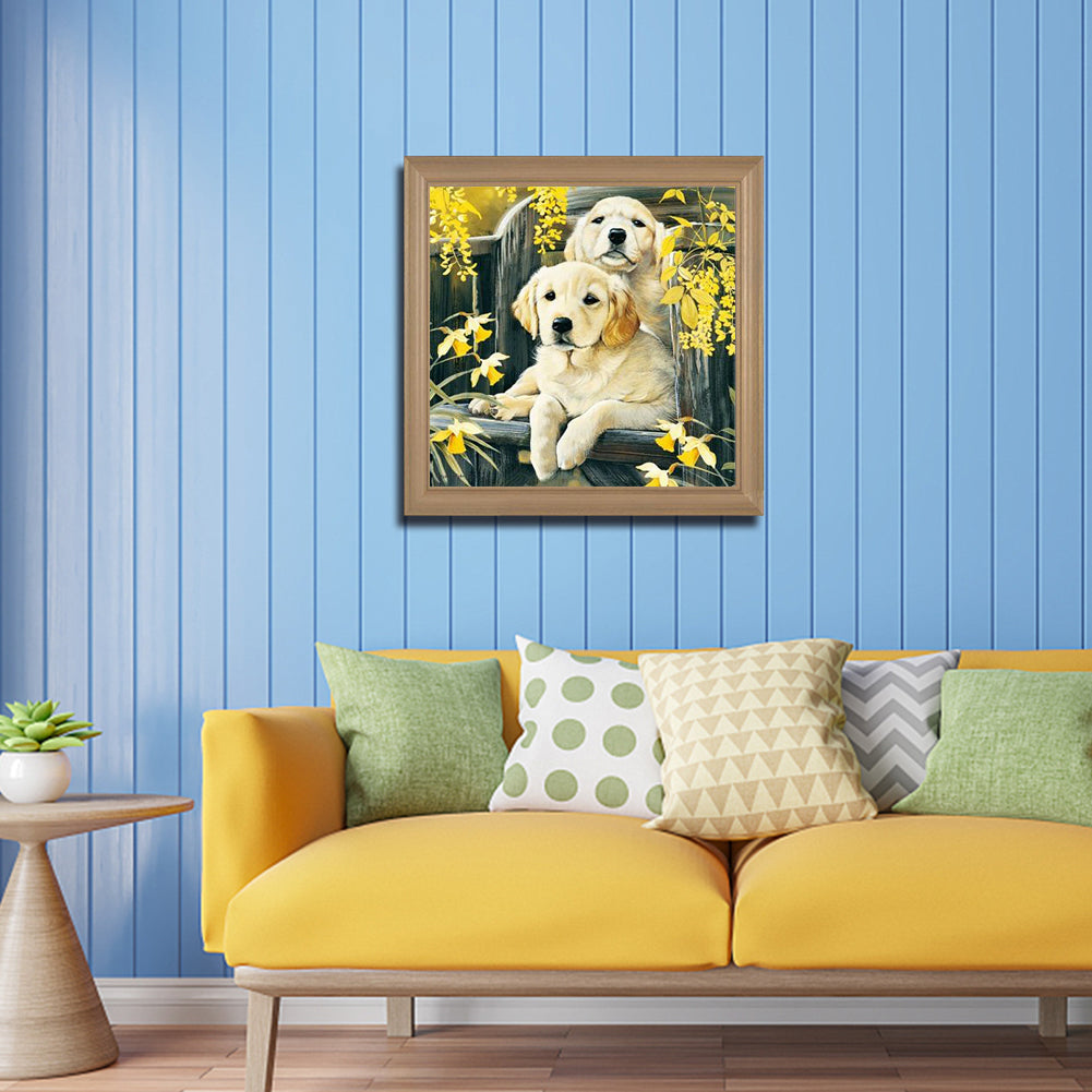 Labrador - Full Round Drill Diamond Painting 50*50CM