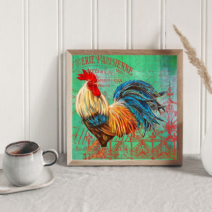 Rooster - Full Round Drill Diamond Painting 40*40CM