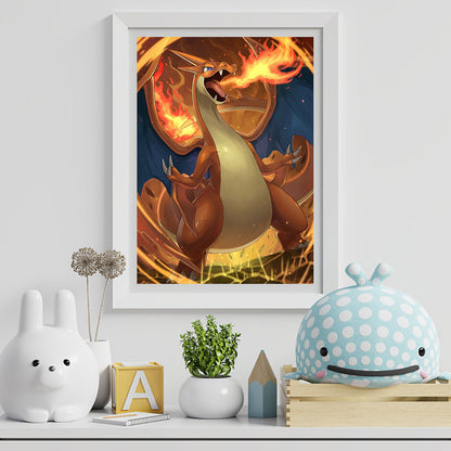 Charizard - Full Round Drill Diamond Painting 30*40CM