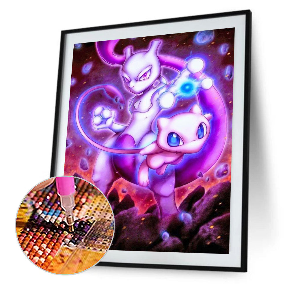 Pokemon Super Dream - Full Round Drill Diamond Painting 30*40CM