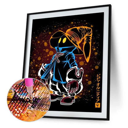 Final Fantasy Black Magician - Full Round Drill Diamond Painting 30*40CM