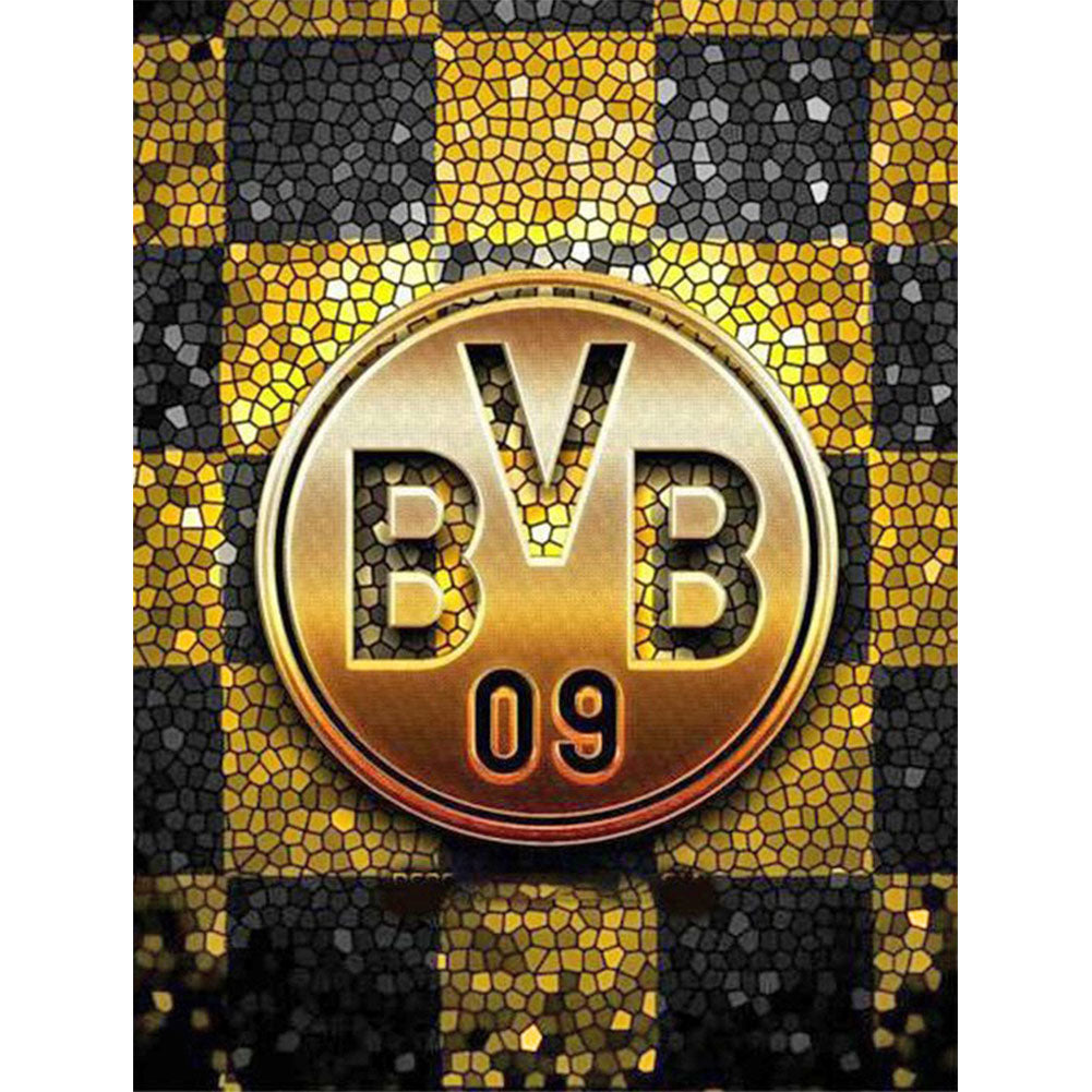 Dortmund Football Club Logo - Full Square Drill Diamond Painting 30*40CM