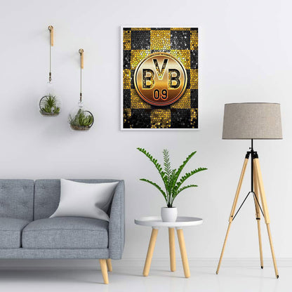 Dortmund Football Club Logo - Full Square Drill Diamond Painting 30*40CM