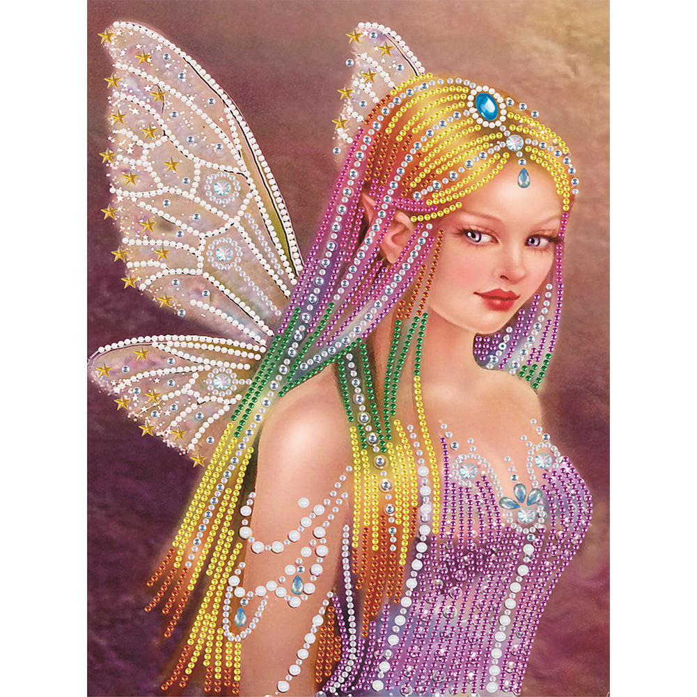 Winged Elf Girl - Special Shaped Drill Diamond Paiting 30*40CM