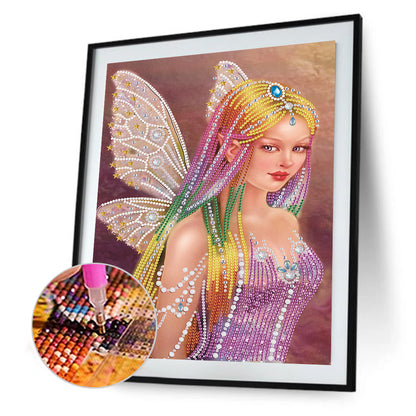 Winged Elf Girl - Special Shaped Drill Diamond Paiting 30*40CM