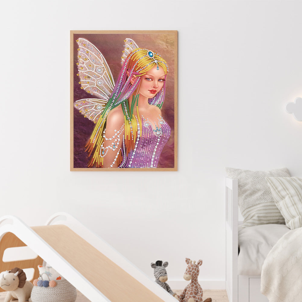 Winged Elf Girl - Special Shaped Drill Diamond Paiting 30*40CM