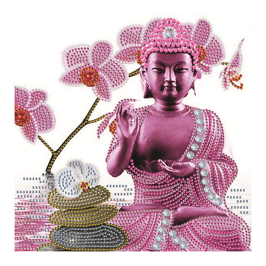Buddha Statue - Special Shaped Drill Diamond Paiting 30*30CM