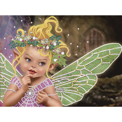 Winged Elf Girl - Special Shaped Drill Diamond Paiting 40*30CM