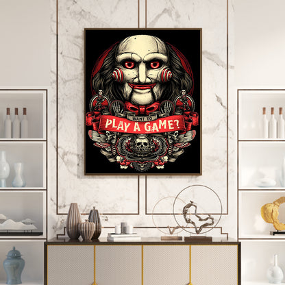 Chainsaw Horror - Full Round Drill Diamond Painting 40*50CM