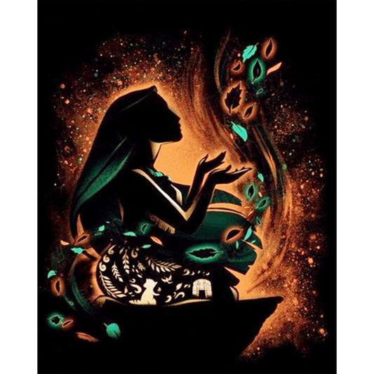 Disney Pocahontas - Full Round Drill Diamond Painting 40*50CM