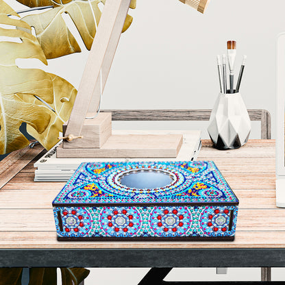 Classic Mandala Style Storage Box Fragmented Ornament Cosmetics Collection