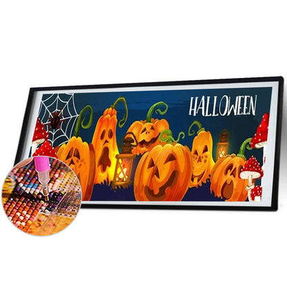 Halloween - Full Round Drill Diamond Painting 80*30CM