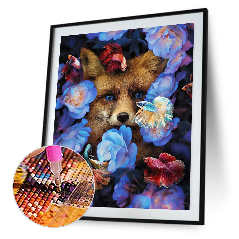 Goldfish Fox - Full Square Drill Diamond Painting 40*50CM