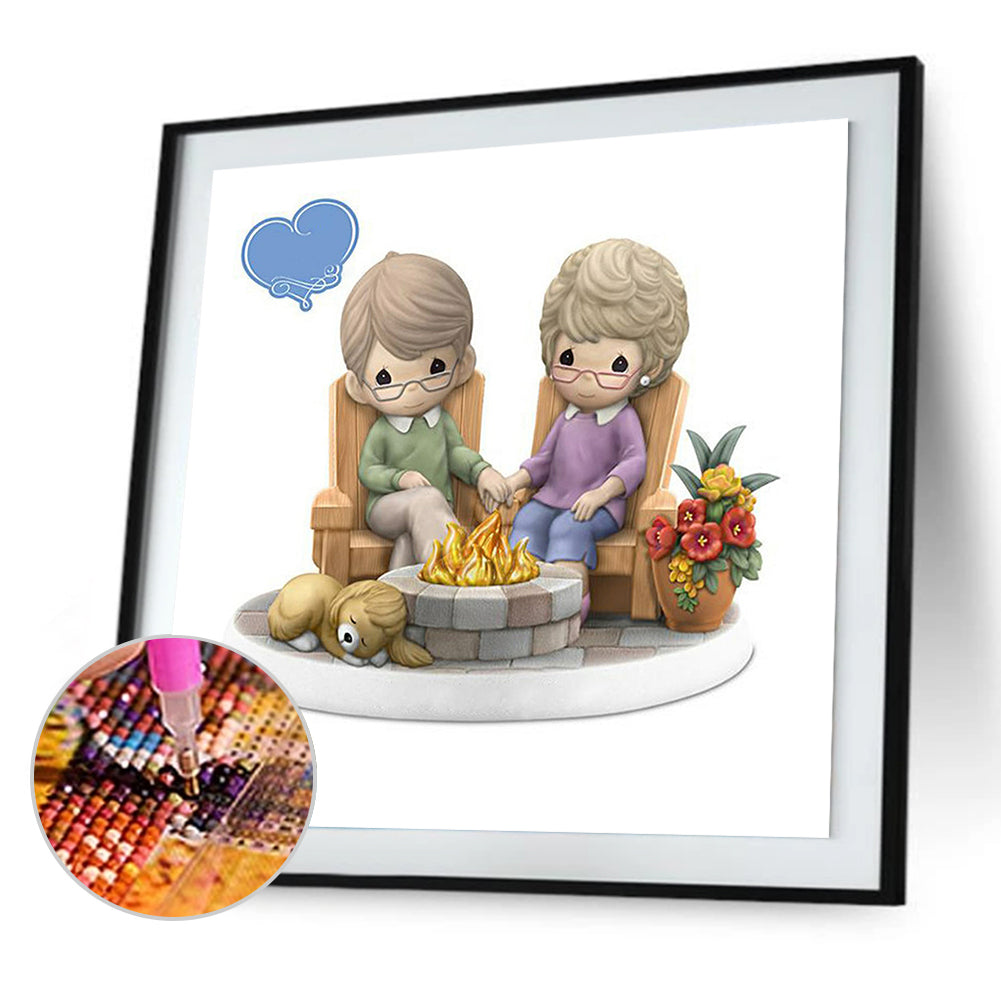 Precious Moment Doll - Full Square Drill Diamond Painting 40*40CM