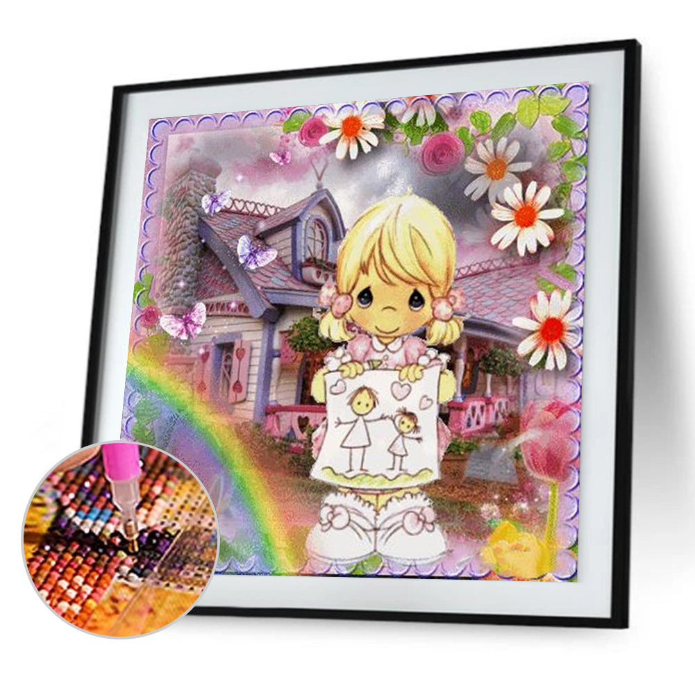 Precious Moment Doll - Full Square Drill Diamond Painting 50*50CM