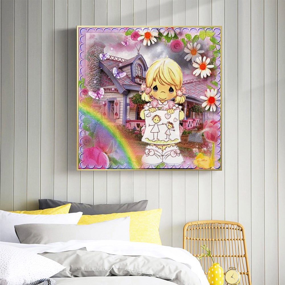 Precious Moment Doll - Full Square Drill Diamond Painting 50*50CM