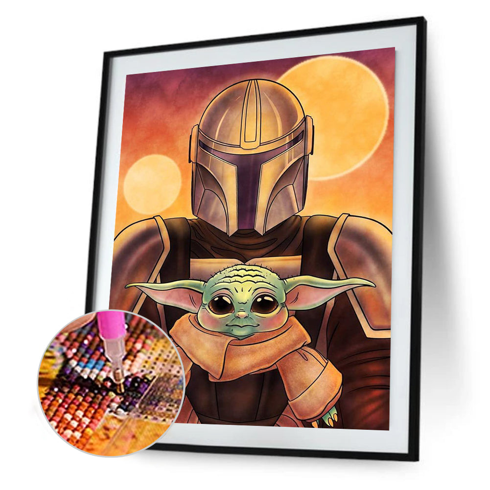 Star Wars - Full Round Drill Diamond Painting 30*40CM