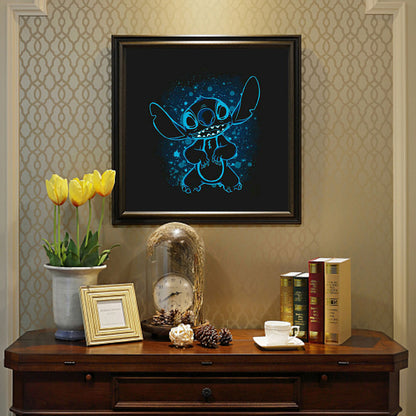 Stitch Silhouette - Full Round Drill Diamond Painting 40*40CM