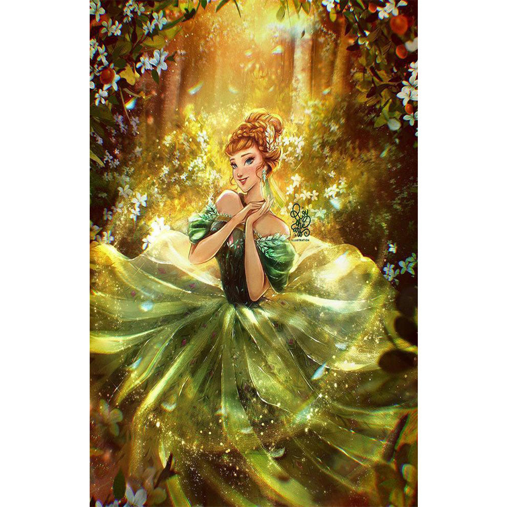 Princess Anna - Full Round Drill Diamond Painting 40*60CM