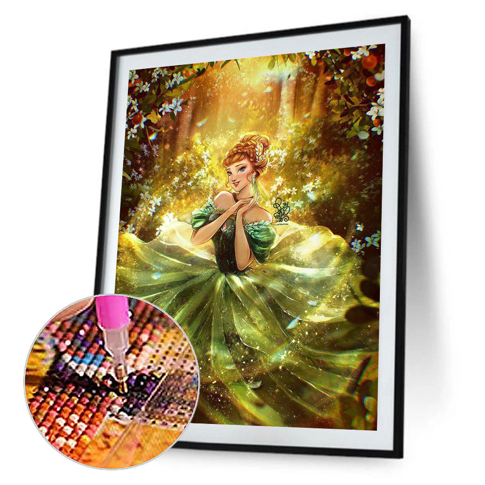 Princess Anna - Full Round Drill Diamond Painting 40*60CM