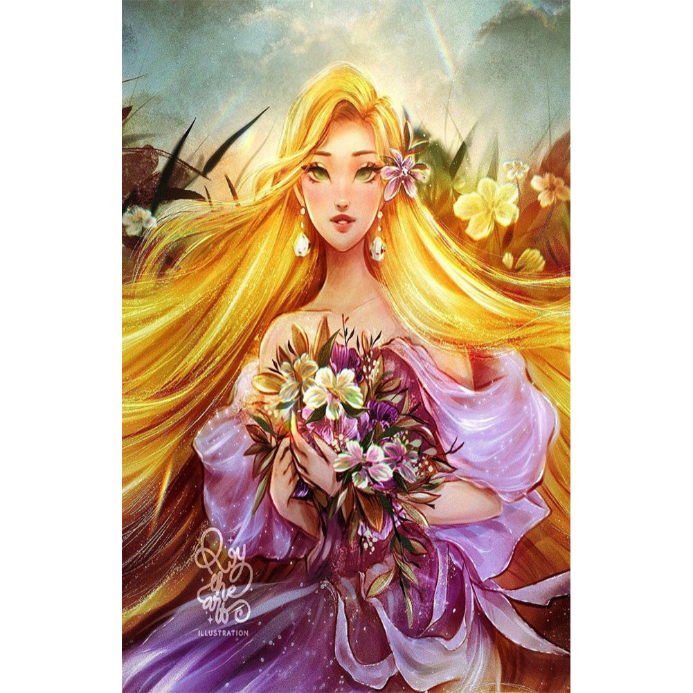 Princess Tiana - Full Round Drill Diamond Painting 40*60CM