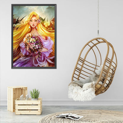 Princess Tiana - Full Round Drill Diamond Painting 40*60CM
