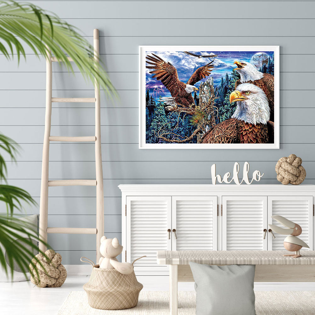 Eagle - Full Round Drill Diamond Painting 60*50CM