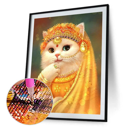 Chaise Cat - Full Round Drill Diamond Painting 45*60CM