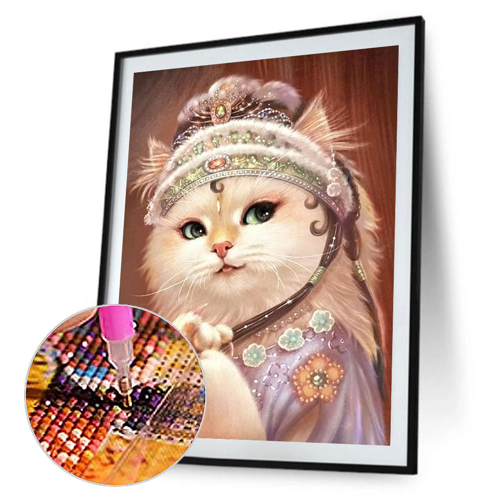 Chaise Cat - Full Round Drill Diamond Painting 45*60CM