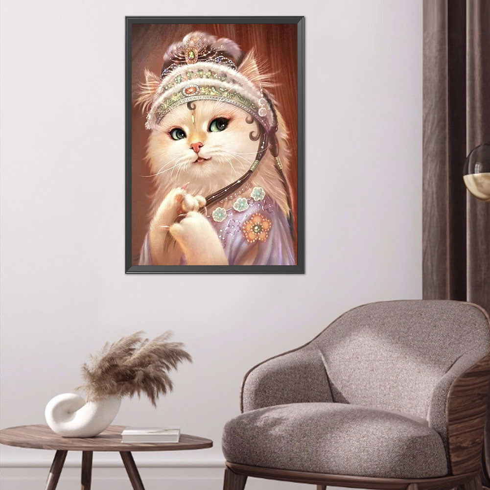 Chaise Cat - Full Round Drill Diamond Painting 45*60CM