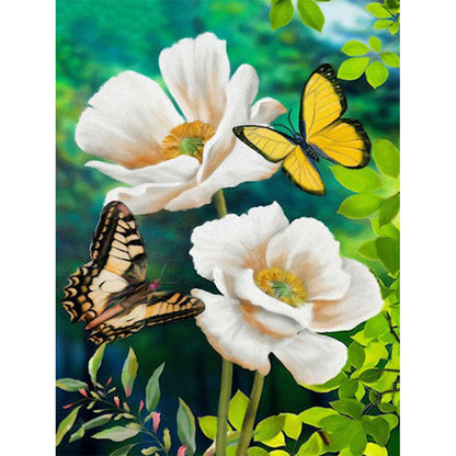 Swallowtail - Full Round Drill Diamond Painting 30*40CM