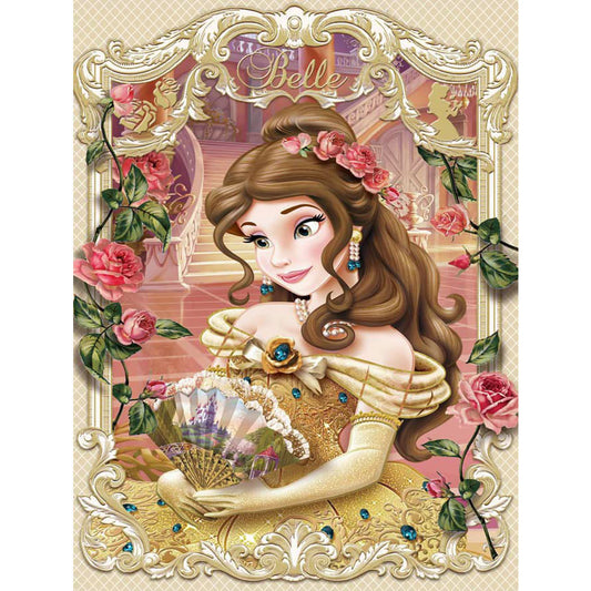 Disney Princess - Belle - Full Round Drill Diamond Painting 40*50CM