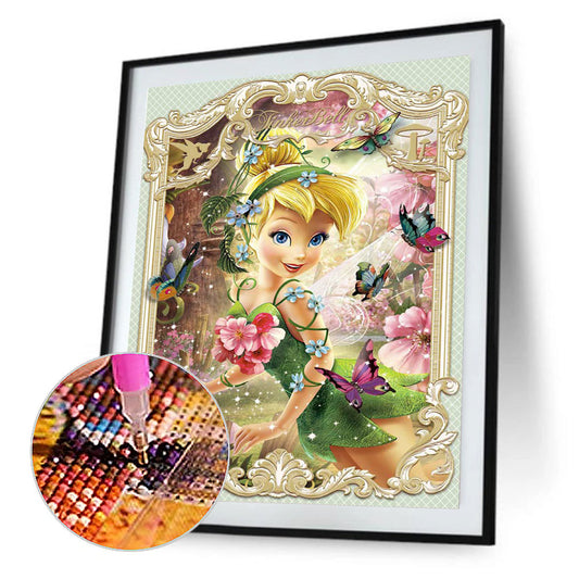 Disney Princess - Tinker Bell - Full Round Drill Diamond Painting 40*50CM