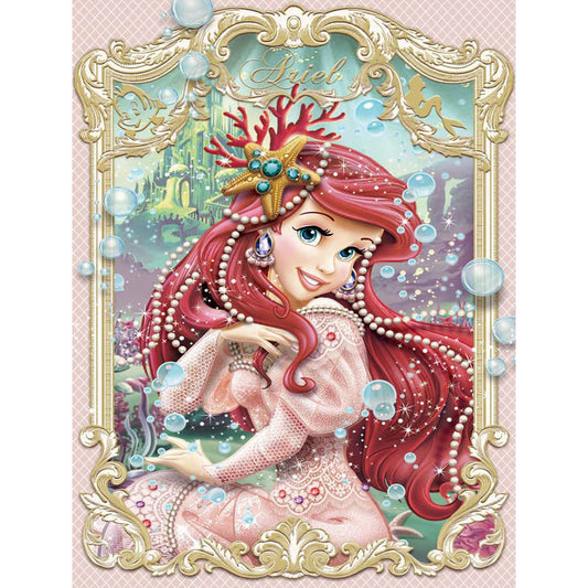 Disney Princess - Ariel - Full Round Drill Diamond Painting 40*50CM