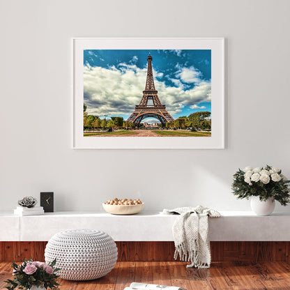 Eiffel Tower - Full Round Drill Diamond Painting 40*30CM
