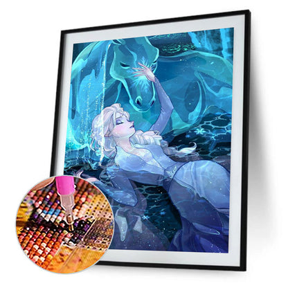 Frozen - Princess Elsa - Full Round Drill Diamond Painting 35*50CM