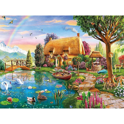 Country House Farmhouse Daily - Full Square Drill Diamond Painting 50*40CM