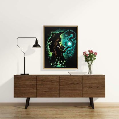 Princess Dragon Knight Abstract - Full Round Drill Diamond Painting 50*60CM