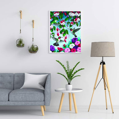 Hummingbird - Full Round Drill Diamond Painting 50*60CM