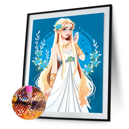 Princess Belle - Full Round Drill Diamond Painting 30*40CM