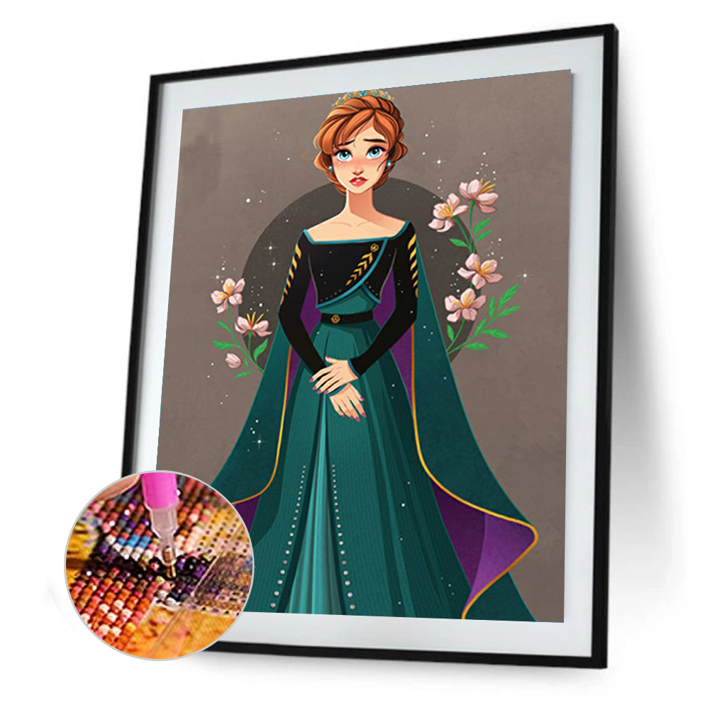 Princess Anna - Full Round Drill Diamond Painting 30*40CM